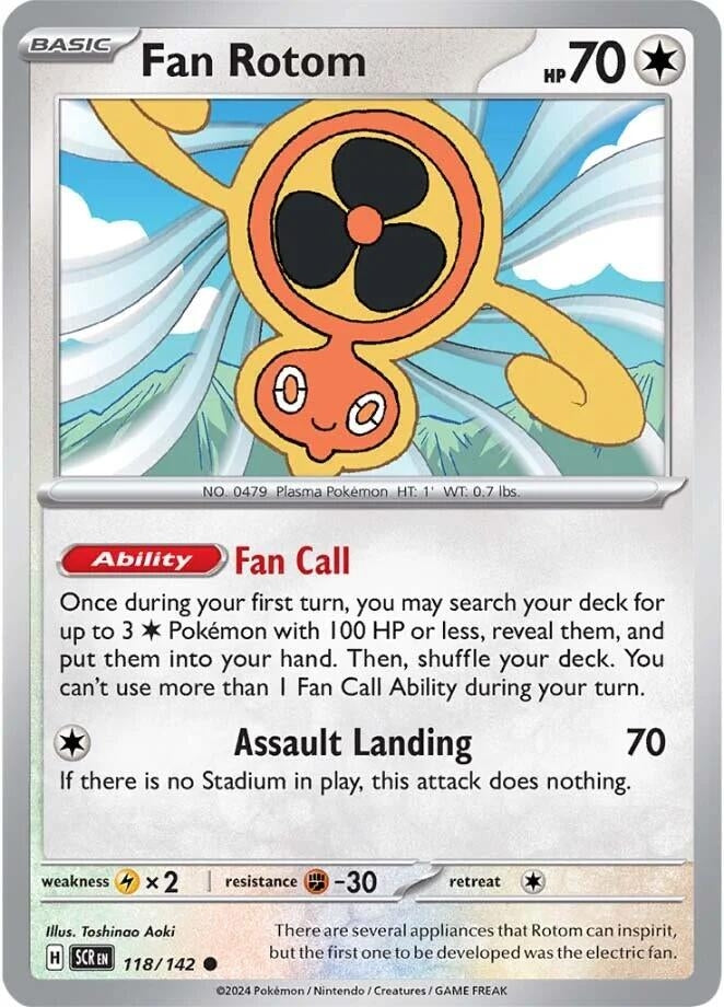 Image for Fan Rotom (118/142) - Pokemon