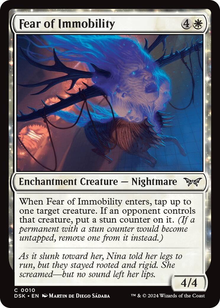 Image for Fear of Immobility (10) - Magic: The Gathering