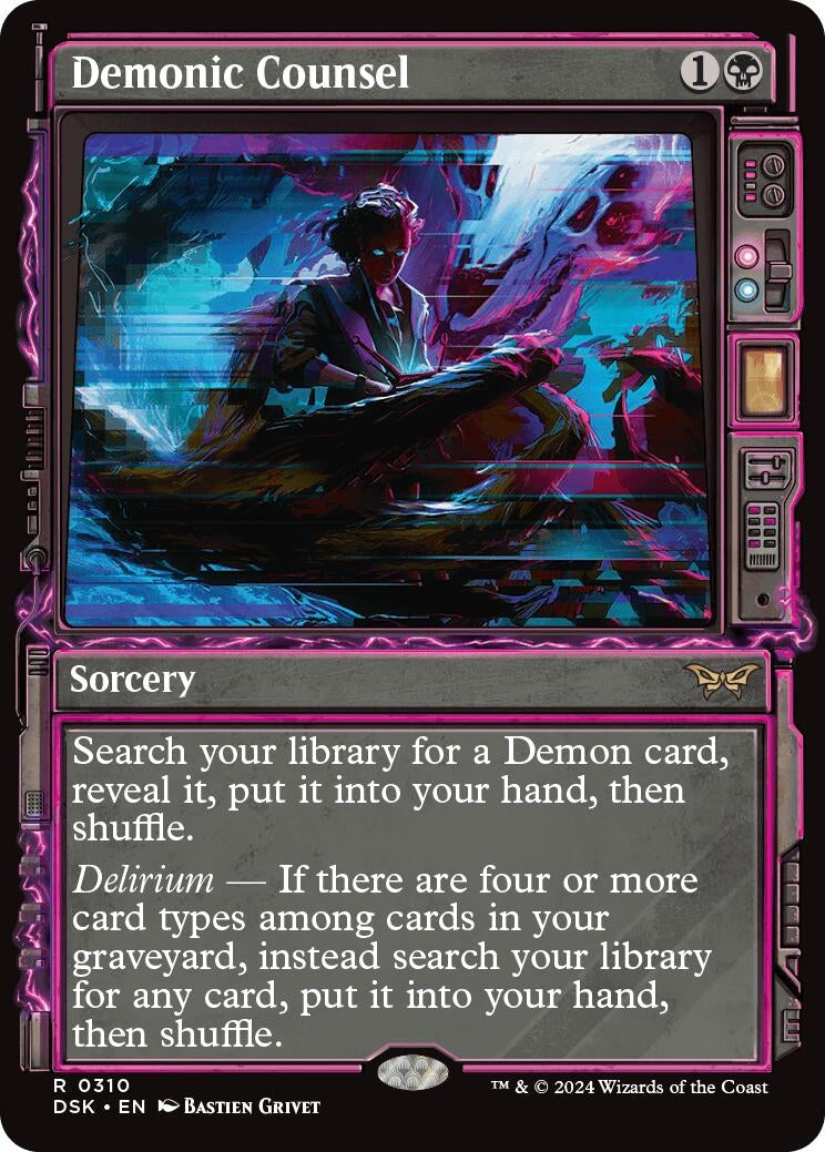 Image for Demonic Counsel (Showcase) (310) - Magic: The Gathering