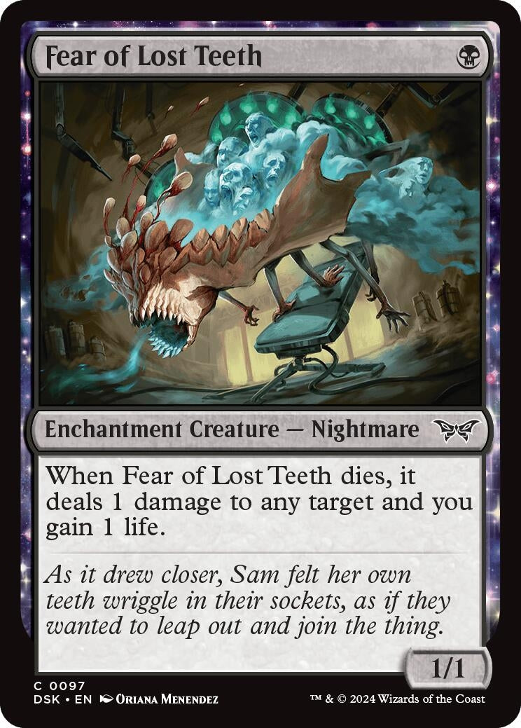 Image for Fear of Lost Teeth (97) - Magic: The Gathering