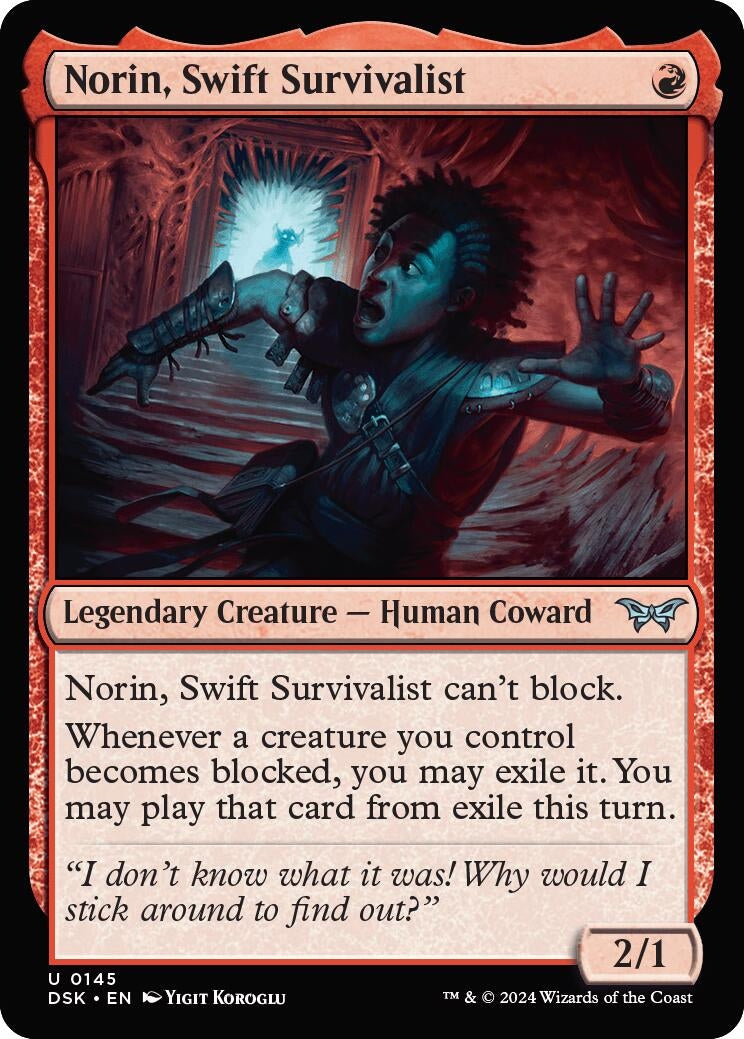 Image for Norin, Swift Survivalist (0145) (145) - Magic: The Gathering