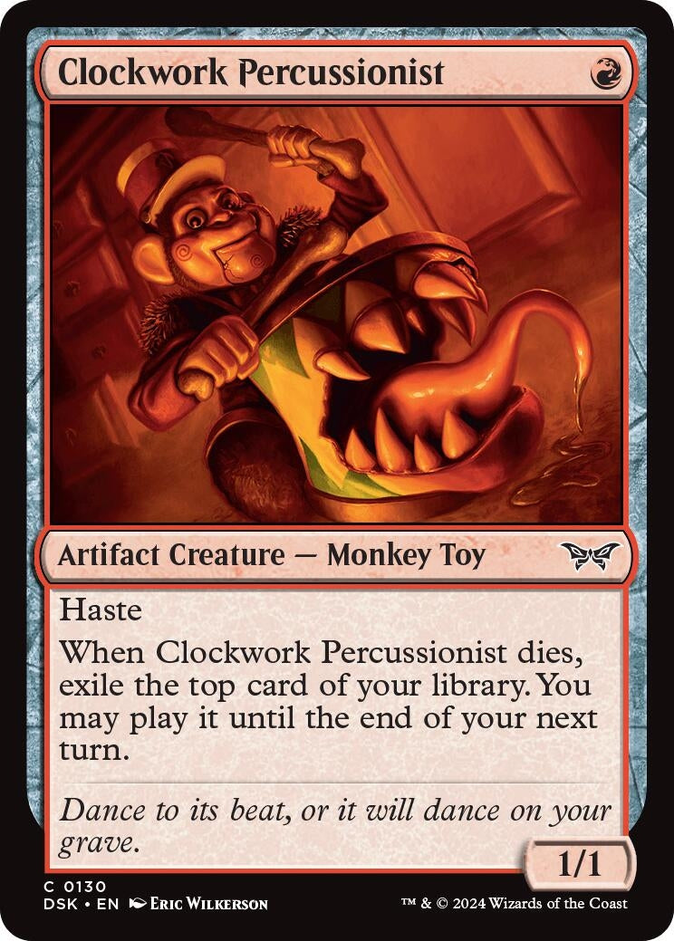 Image for Clockwork Percussionist (0130) (130) - Magic: The Gathering