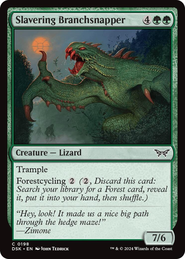 Image for Slavering Branchsnapper (198) - Magic: The Gathering