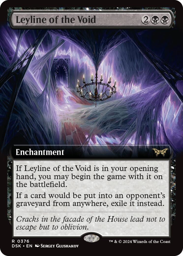 Image for Leyline of the Void (Extended Art) (376) - Magic: The Gathering