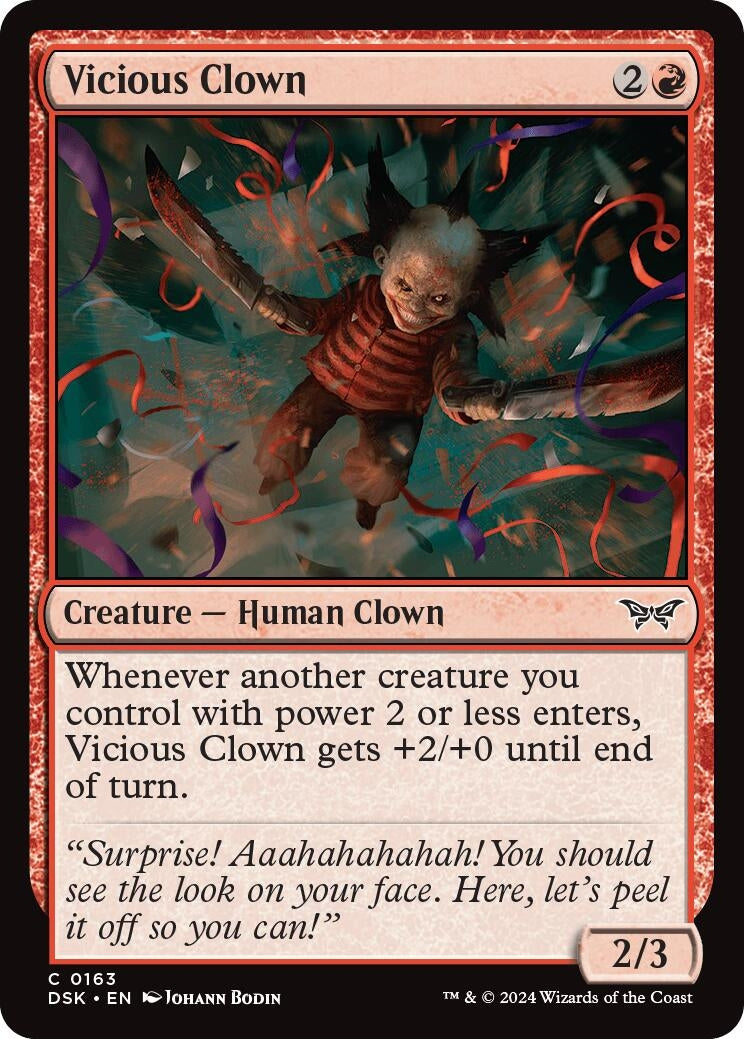 Image for Vicious Clown (163) - Magic: The Gathering