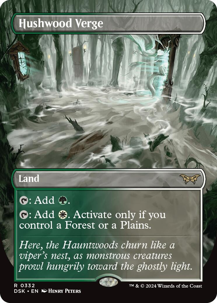 Image for Hushwood Verge (Borderless) (332) - Magic: The Gathering
