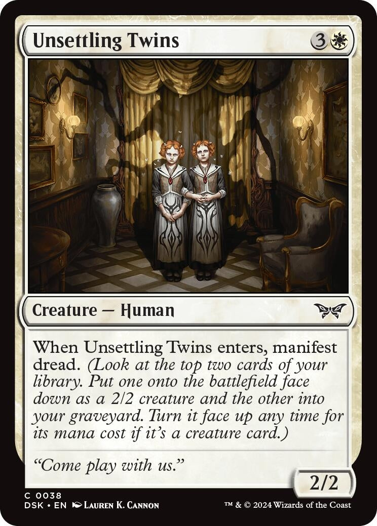 Image for Unsettling Twins (38) - Magic: The Gathering