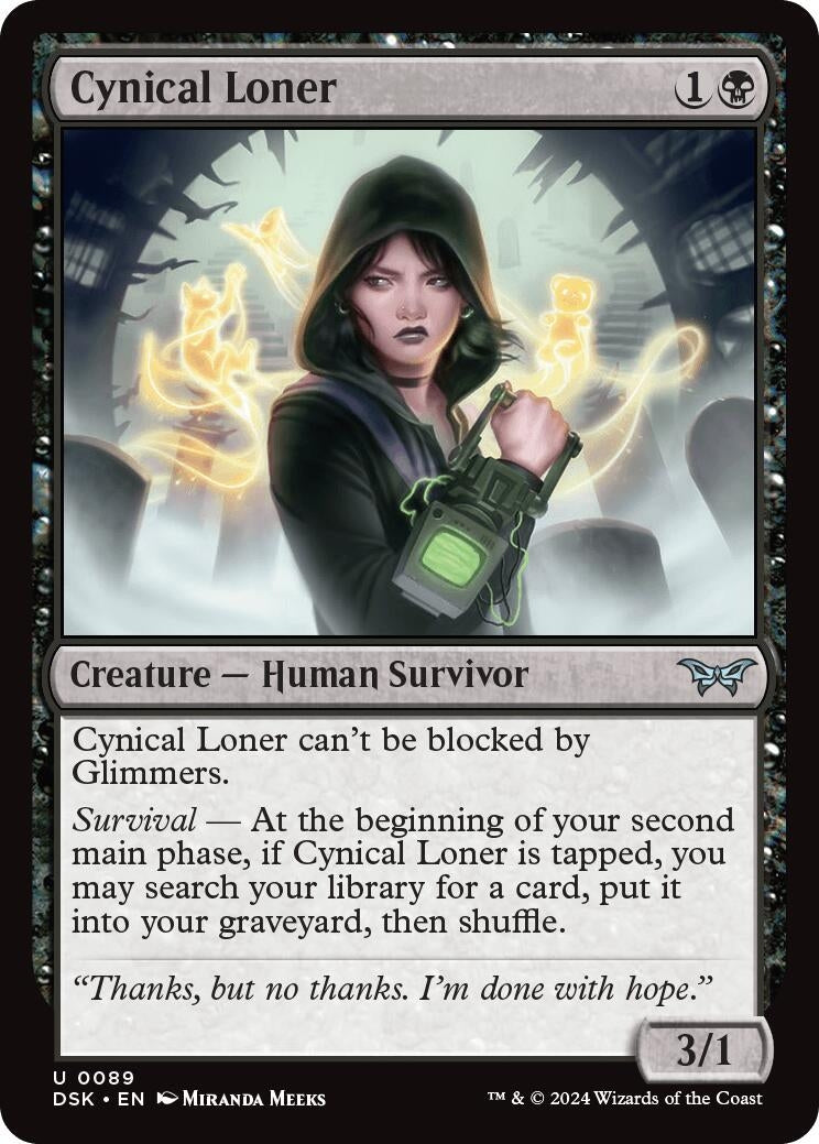 Image for Cynical Loner (89) - Magic: The Gathering