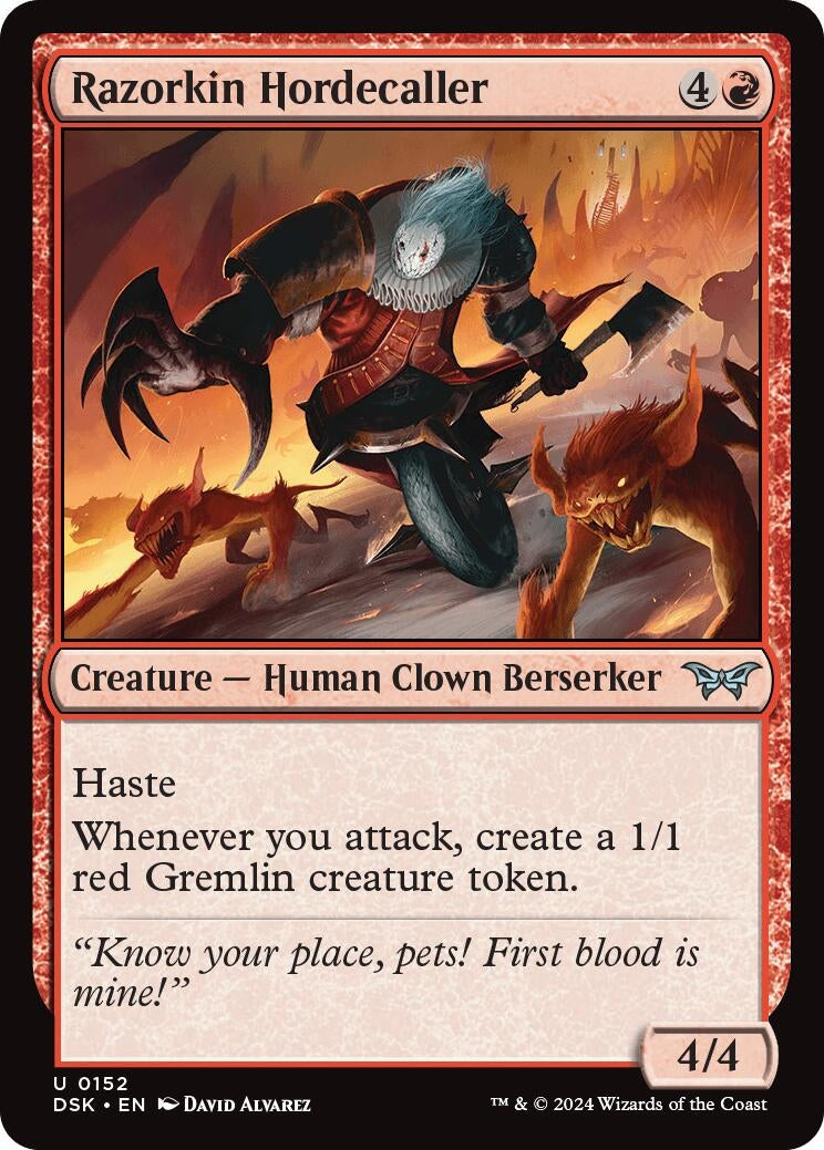 Image for Razorkin Hordecaller (152) - Magic: The Gathering