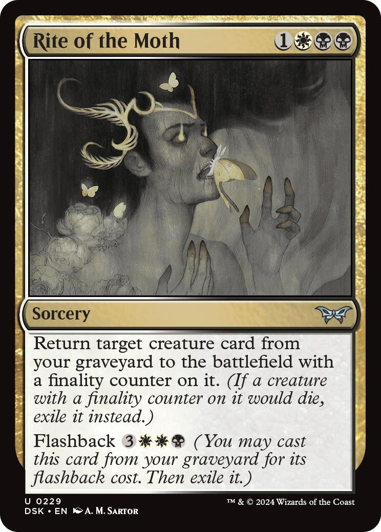 Image for Rite of the Moth (229) - Magic: The Gathering