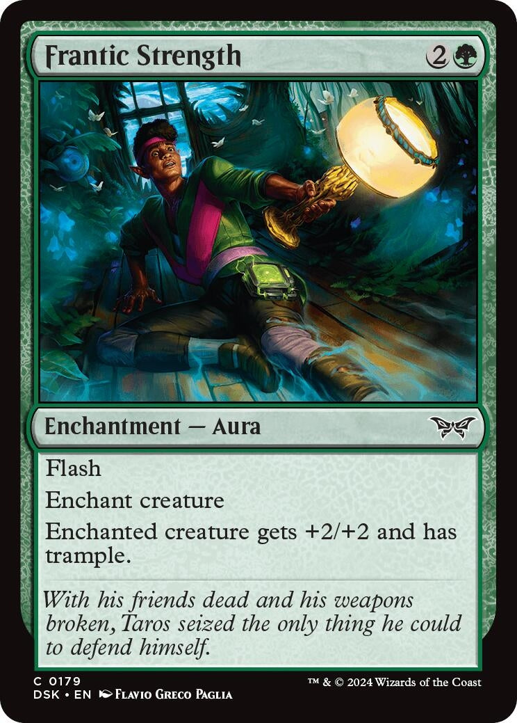 Image for Frantic Strength (179) - Magic: The Gathering