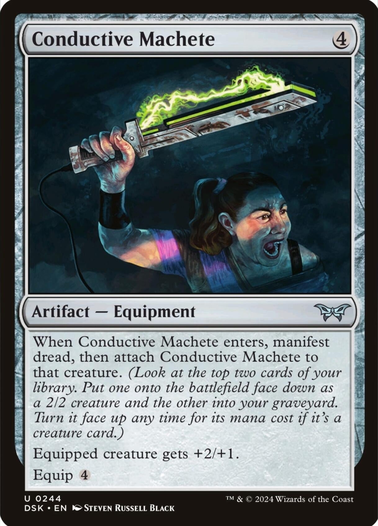 Image for Conductive Machete (244) - Magic: The Gathering
