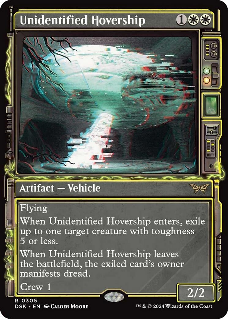 Image for Unidentified Hovership (Showcase) (305) - Magic: The Gathering