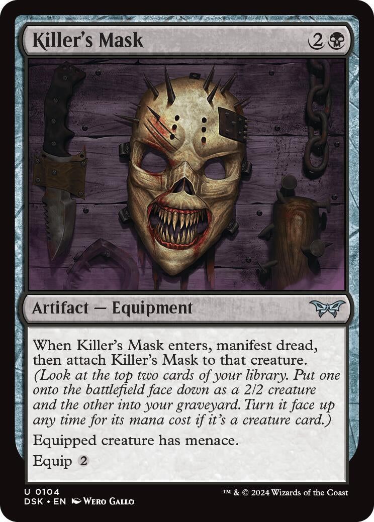 Image for Killer's Mask (104) - Magic: The Gathering