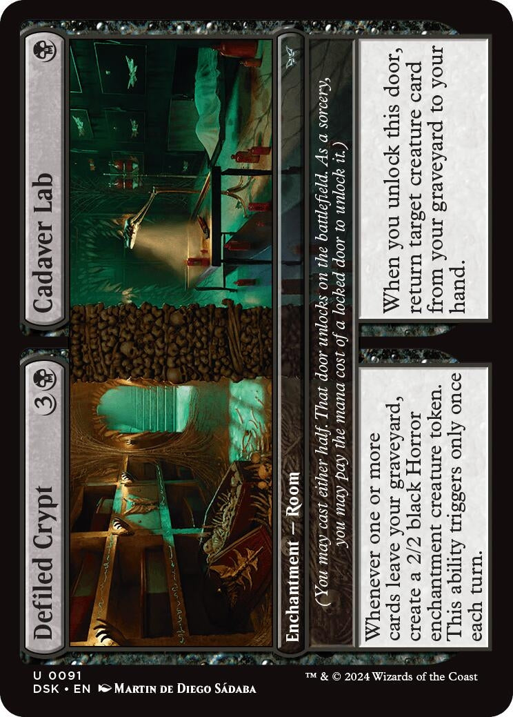 Image for Defiled Crypt // Cadaver Lab (91) - Magic: The Gathering