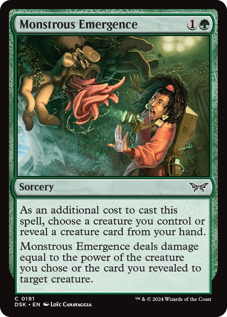 Image for Monstrous Emergence (191) - Magic: The Gathering