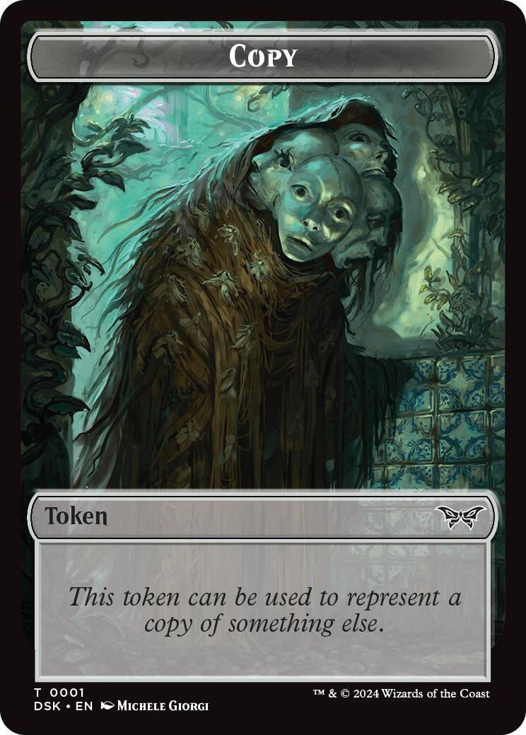Image for Copy // Manifest Double-Sided Token (1 // 18) - Magic: The Gathering