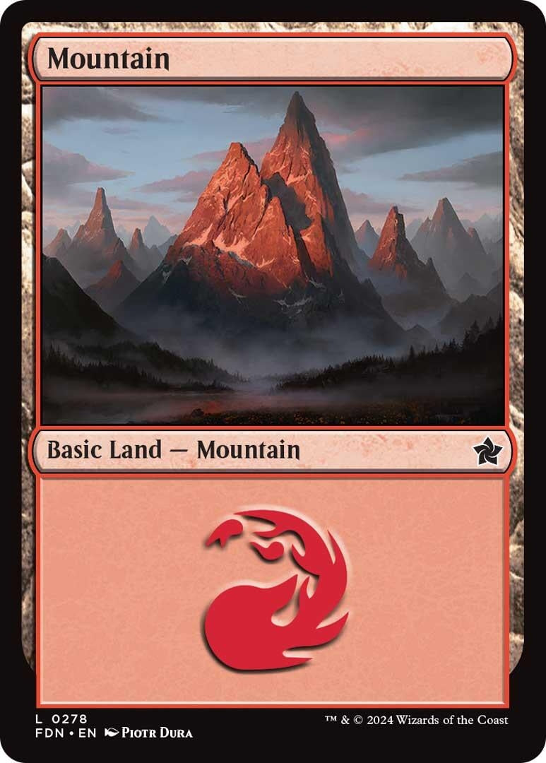 Image for Mountain (0278) (278) - Magic: The Gathering