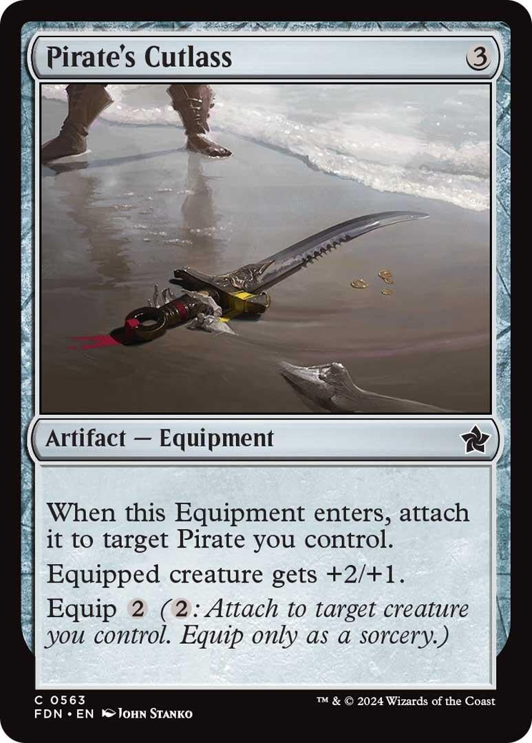 Image for Pirate's Cutlass (563) - Magic: The Gathering