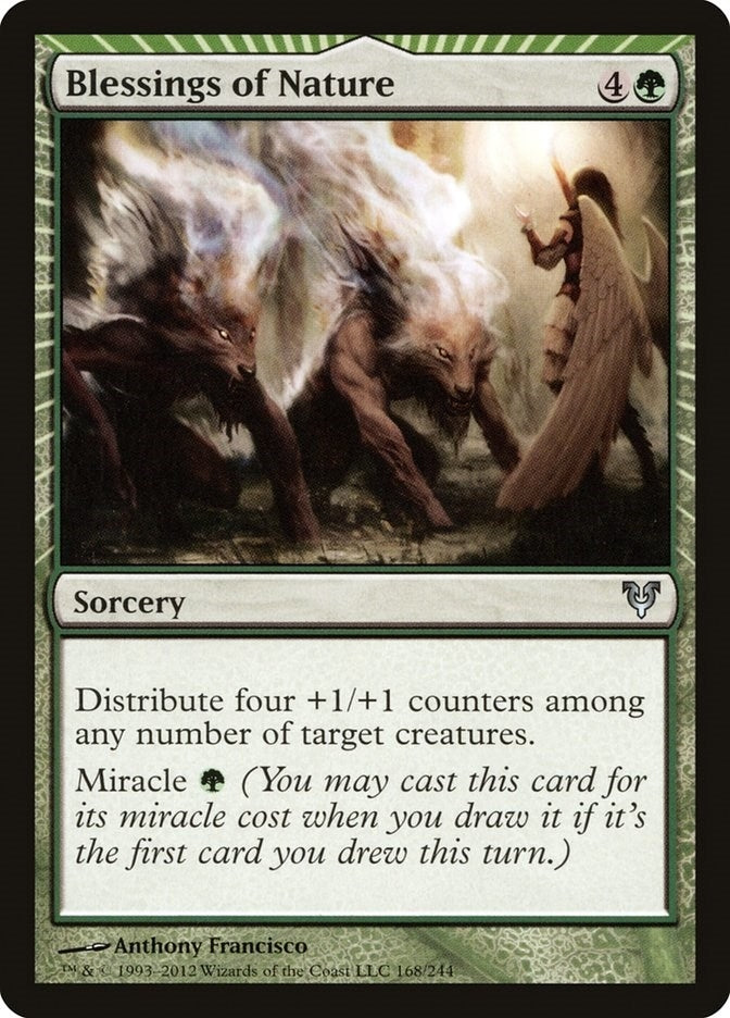 Image for Blessings of Nature (168) - Magic: The Gathering