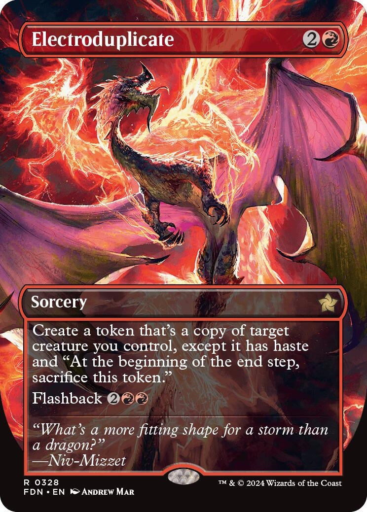 Image for Electroduplicate (Borderless) (328) - Magic: The Gathering