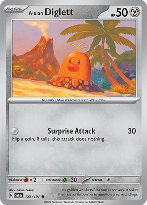 Image for Alolan Diglett (122/191) - Pokemon