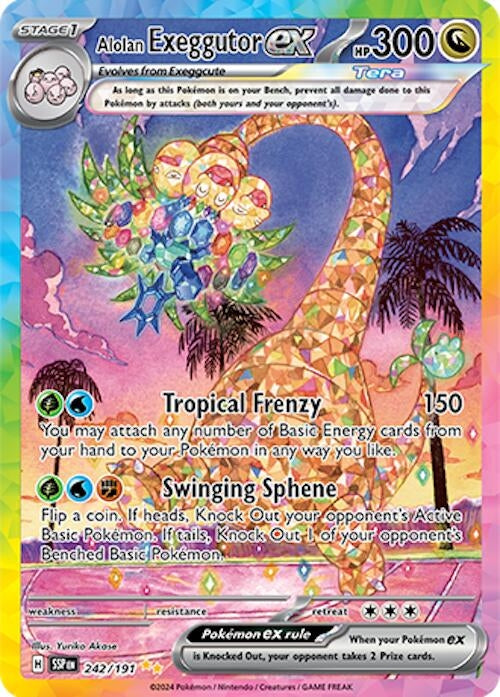 Image for Alolan Exeggutor ex (242/191) - Pokemon