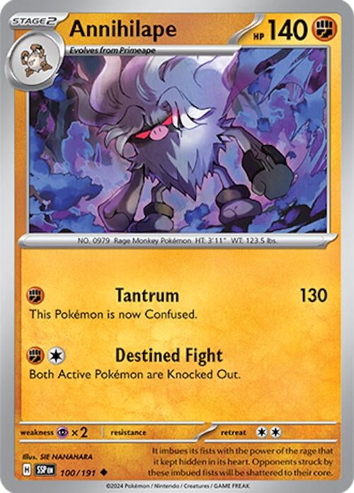 Image for Annihilape (100/191) - Pokemon