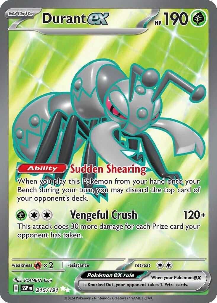 Image for Durant ex (215/191) - Pokemon