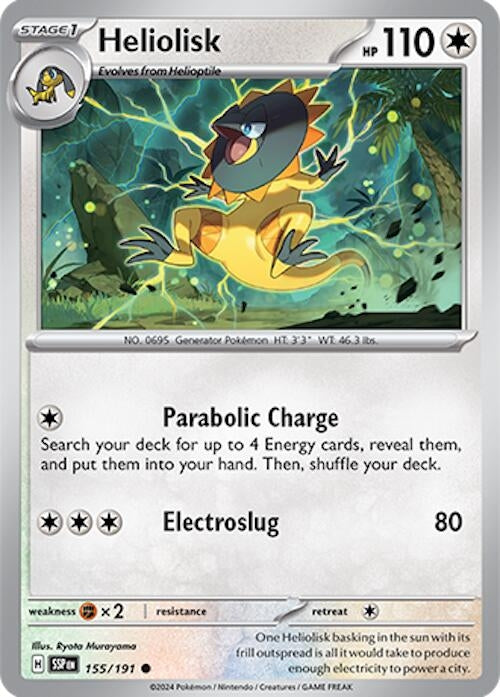 Image for Heliolisk (155/191) - Pokemon