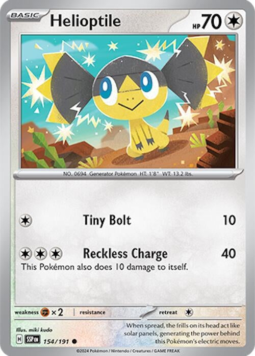 Image for Helioptile (154/191) - Pokemon