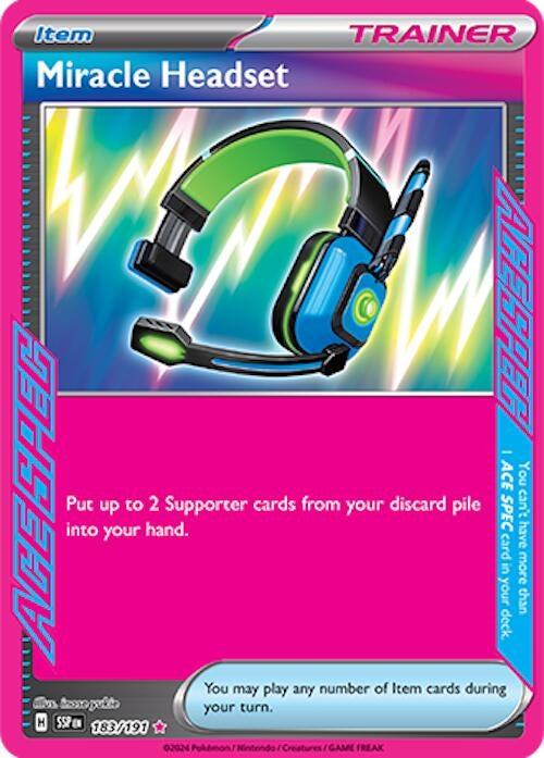 Image for Miracle Headset (183/191) - Pokemon