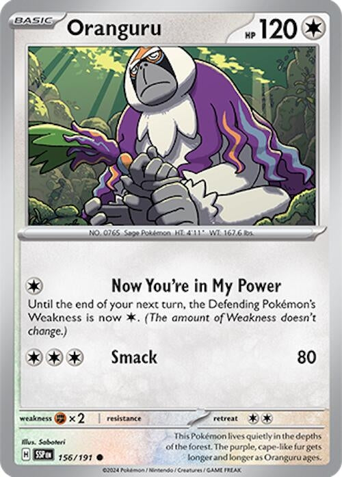 Image for Oranguru (156/191) - Pokemon
