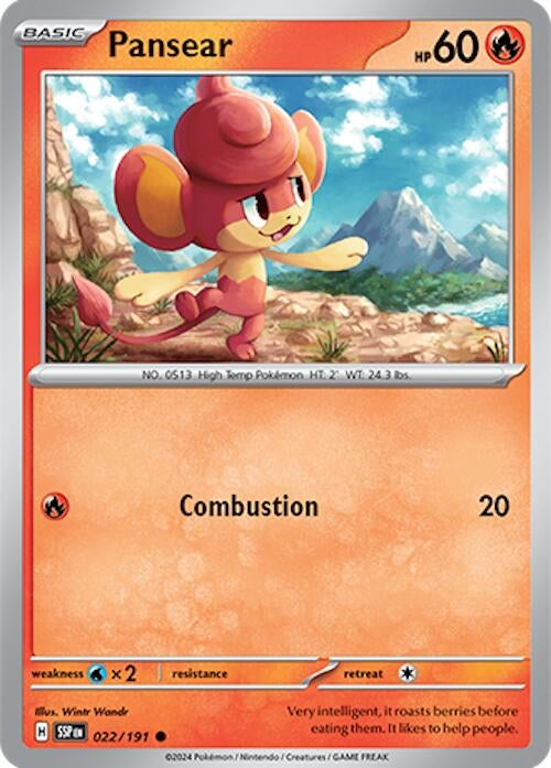 Image for Pansear (022/191) - Pokemon