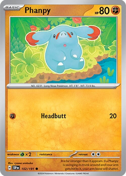 Image for Phanpy (102/191) - Pokemon