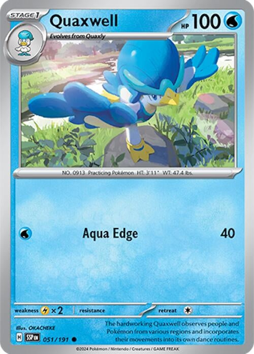 Image for Quaxwell (051/191) - Pokemon