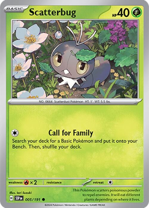 Image for Scatterbug (005/191) - Pokemon