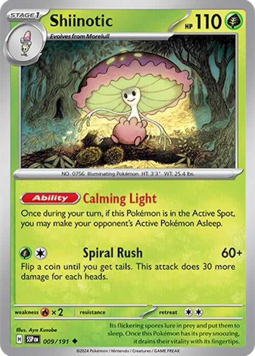 Image for Shiinotic (009/191) - Pokemon