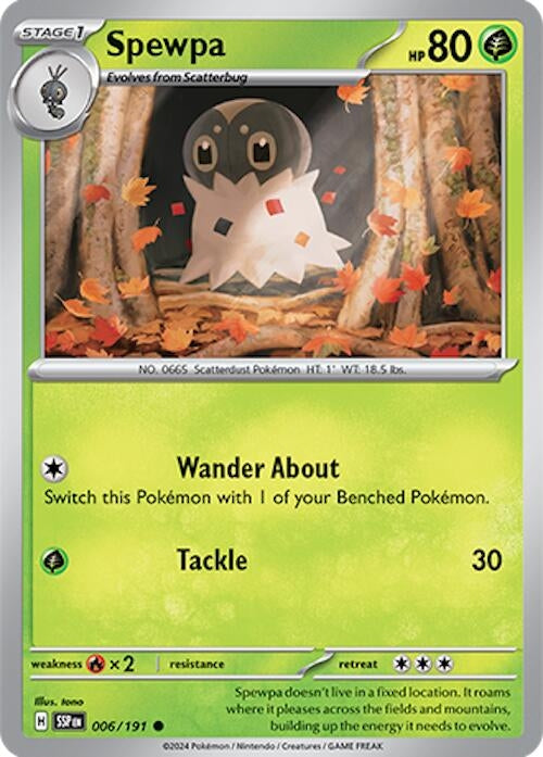 Image for Spewpa (006/191) - Pokemon