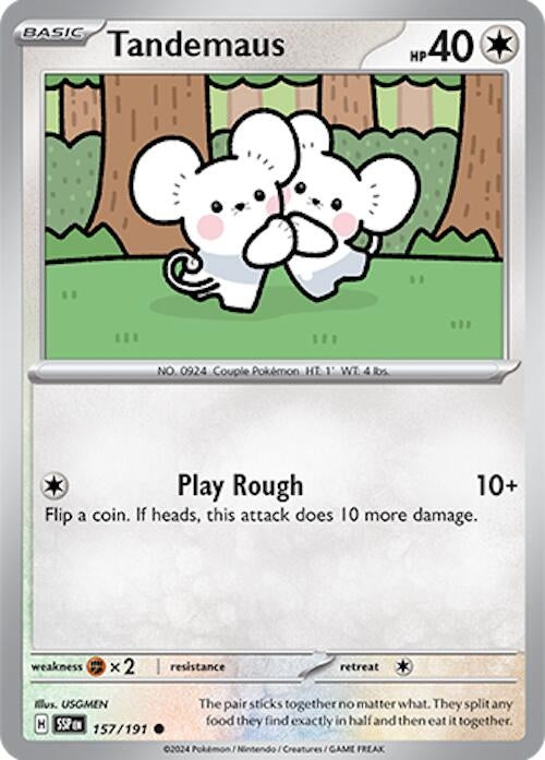 Image for Tandemaus (157/191) - Pokemon
