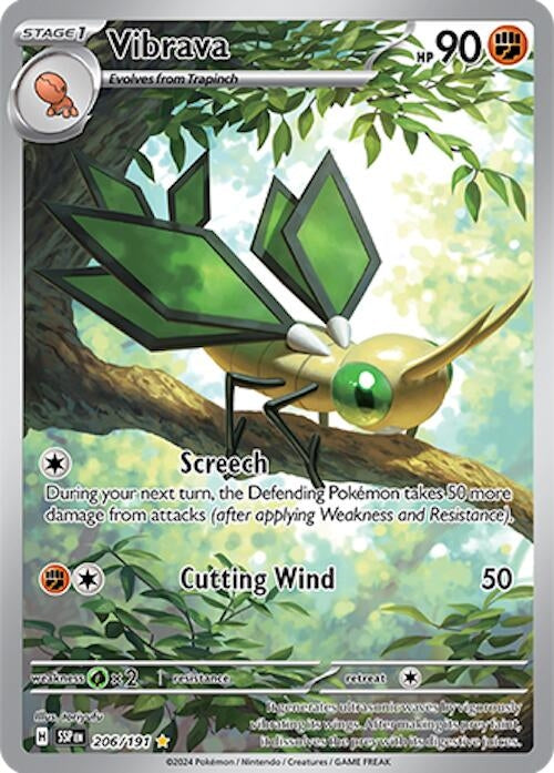 Image for Vibrava (206/191) - Pokemon