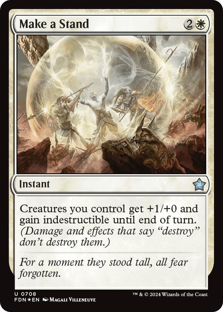 Image for Make a Stand (708) - Magic: The Gathering