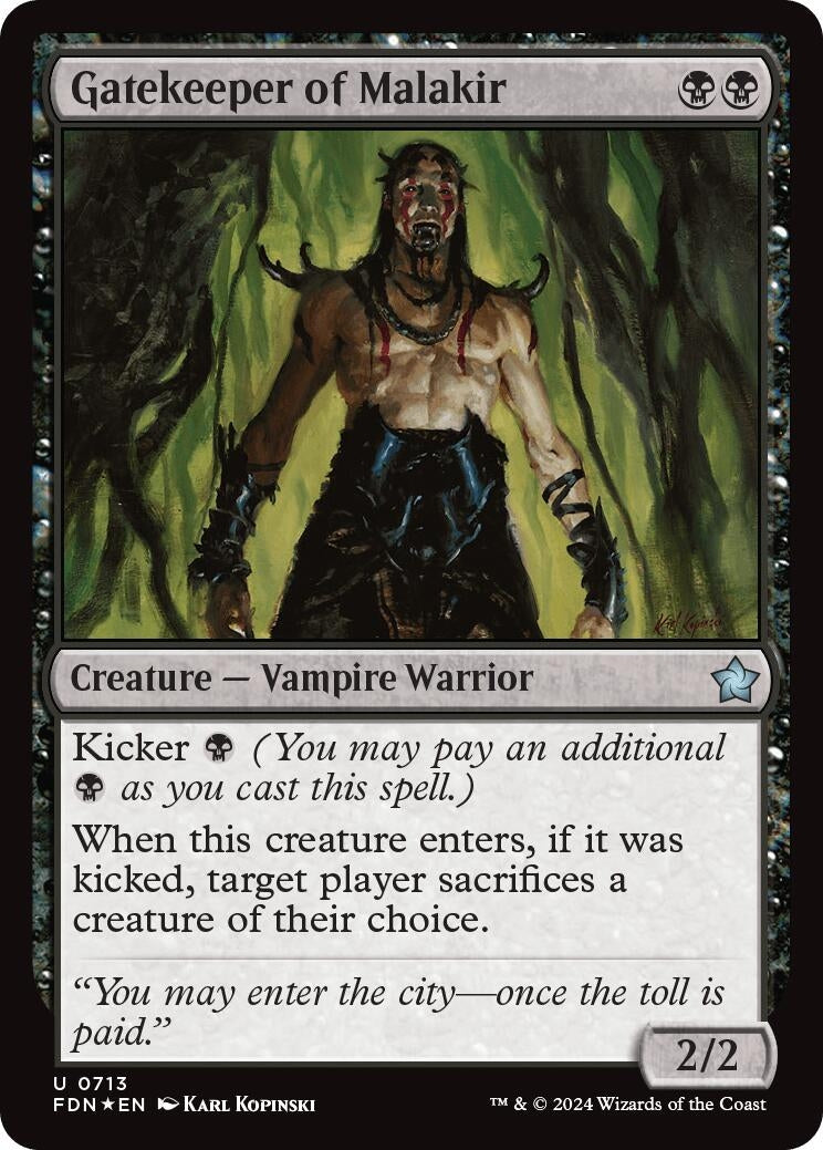Image for Gatekeeper of Malakir (713) - Magic: The Gathering