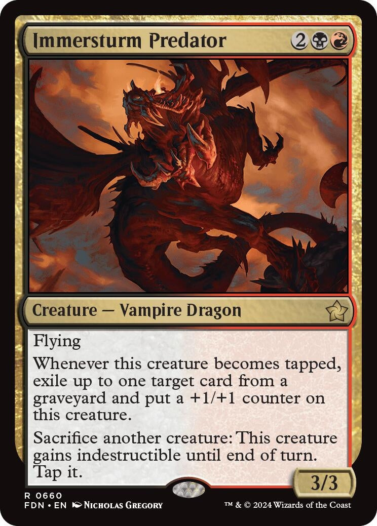 Image for Immersturm Predator (660) - Magic: The Gathering
