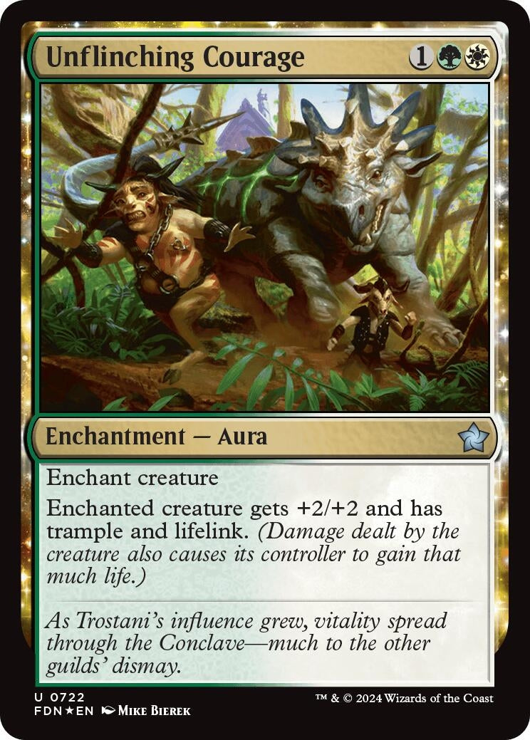 Image for Unflinching Courage (722) - Magic: The Gathering
