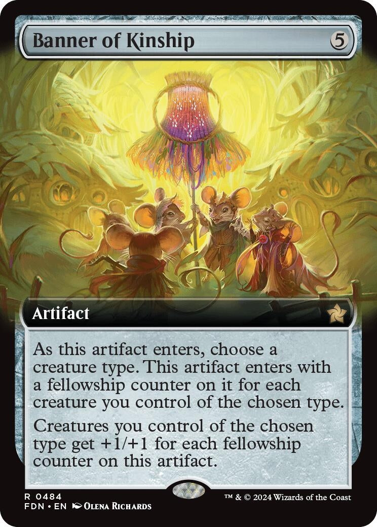Image for Banner of Kinship (Extended Art) (484) - Magic: The Gathering