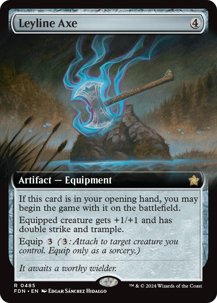 Image for Leyline Axe (Extended Art) (485) - Magic: The Gathering