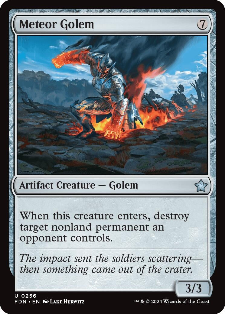 Image for Meteor Golem (256) - Magic: The Gathering