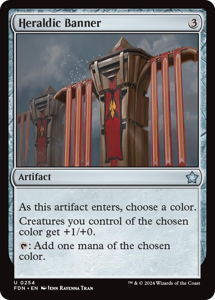 Image for Heraldic Banner (254) - Magic: The Gathering