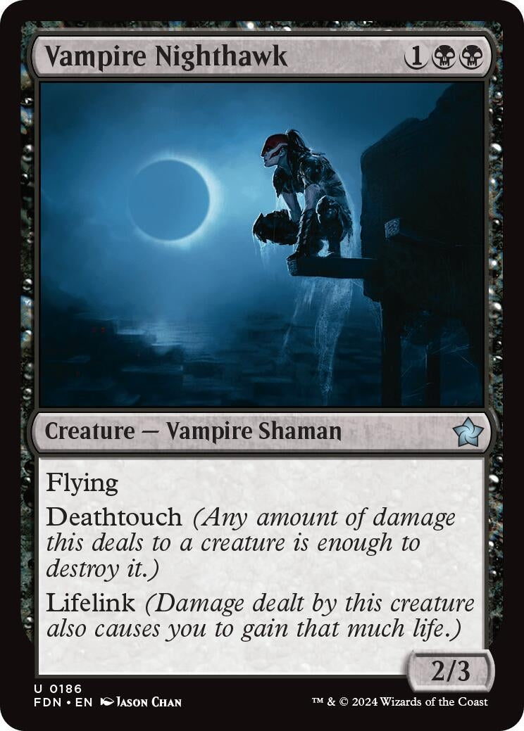 Image for Vampire Nighthawk (186) - Magic: The Gathering